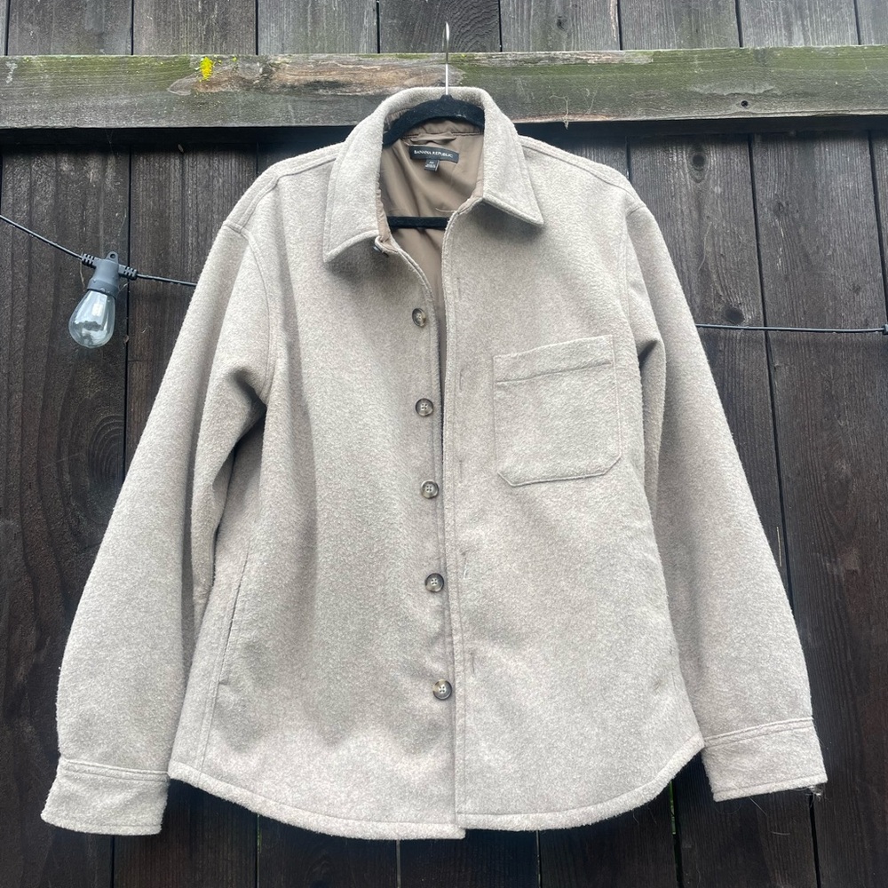 Banana Republic Light tan Utility Jacket